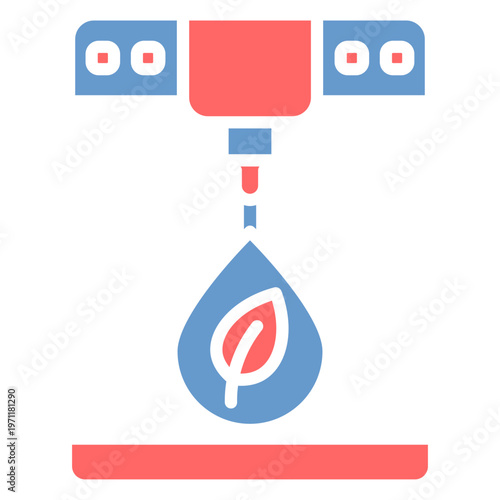 Bioprinting Vector Icon