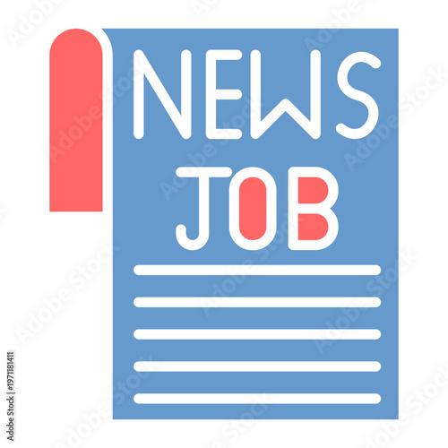 Newspaper Ad Vector Icon