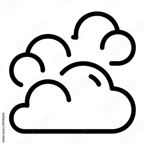 Weather Cloud line icon