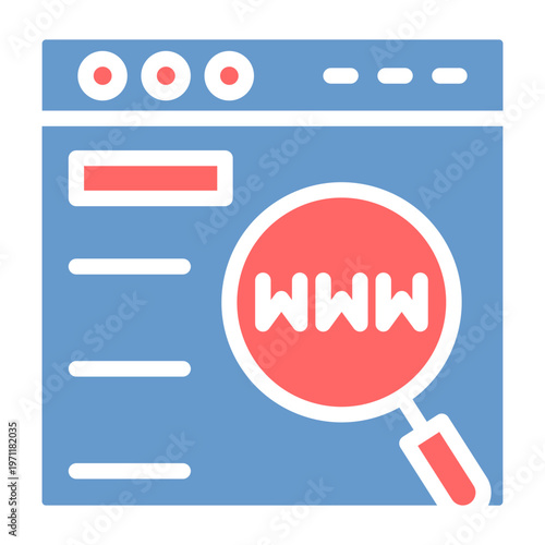 Keyword Research Vector Icon
