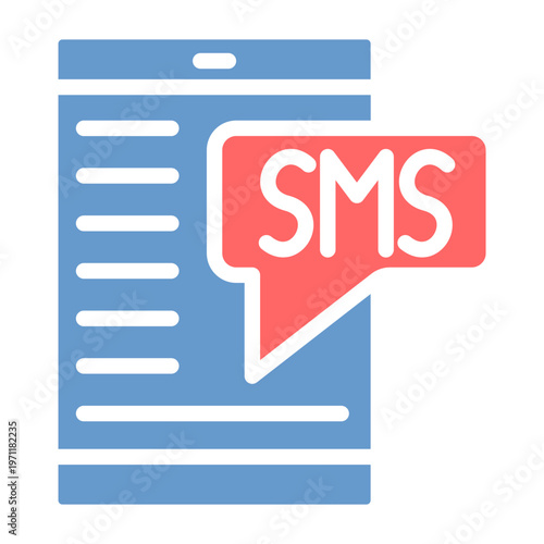 SMS Marketing Vector Icon
