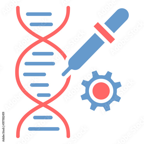 Genetic Engineering Vector Icon