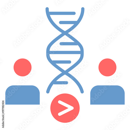 Genetic Comparation Vector Icon