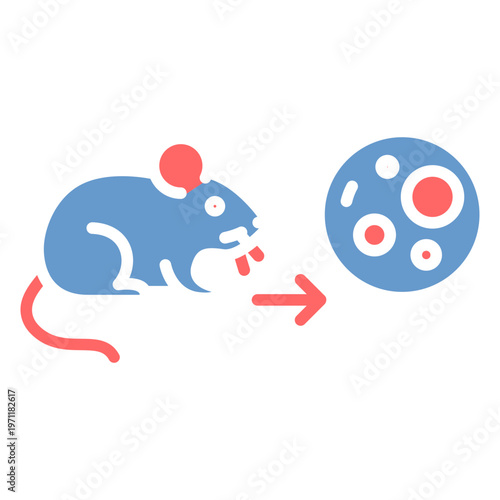 Genetic Modification Animals Vector Icon