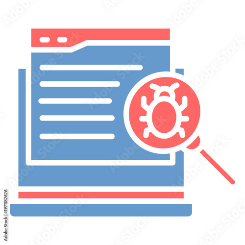 Debugging Vector Icon