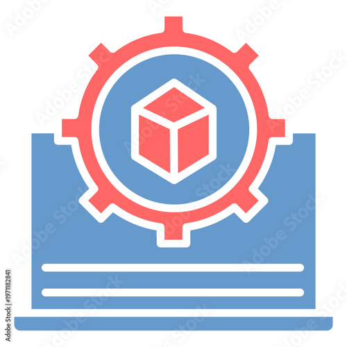 Virtual Machine Vector Icon
