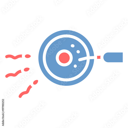 In Vitro Fertilization Vector Icon