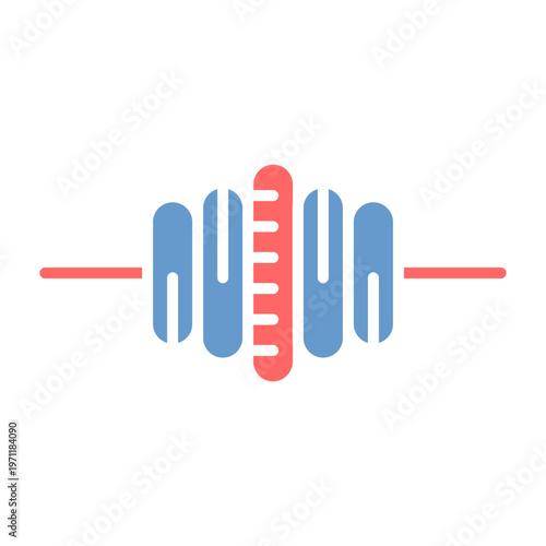 Ab Wheel Vector Icon