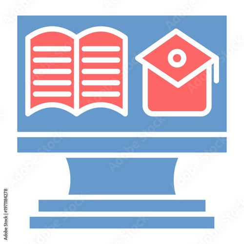 Online Education Vector Icon