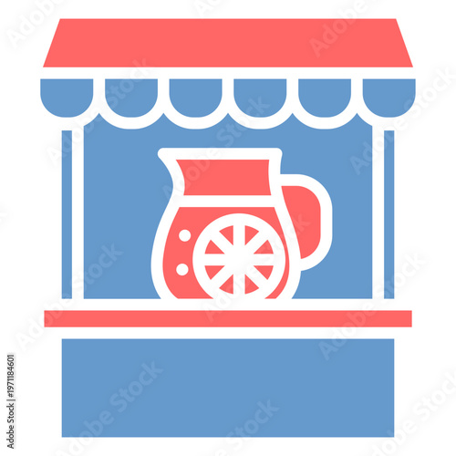 Lemonade Stall Vector Icon