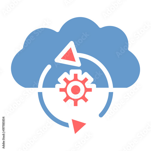 Auto Scaling Vector Icon