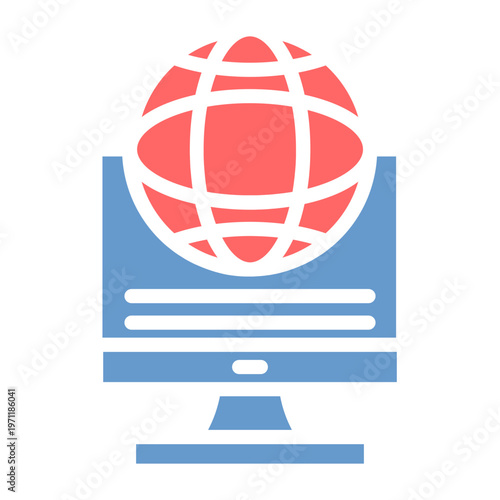 Content Delivery Network Vector Icon
