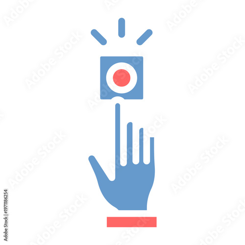 One Click Install Vector Icon