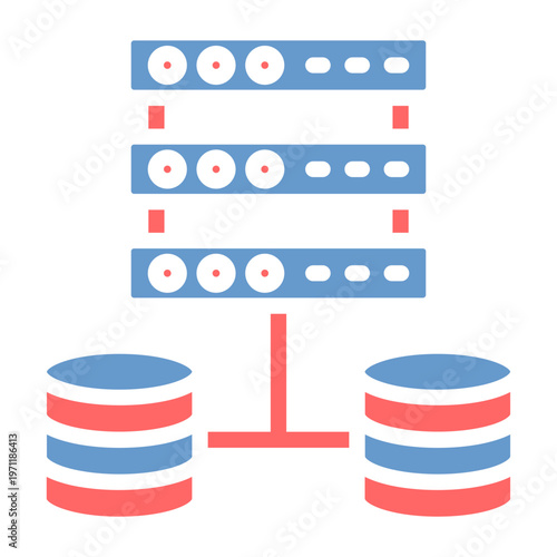 Virtual Private Server Vector Icon