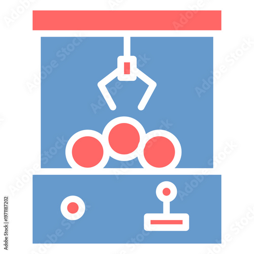Claw Machine Vector Icon