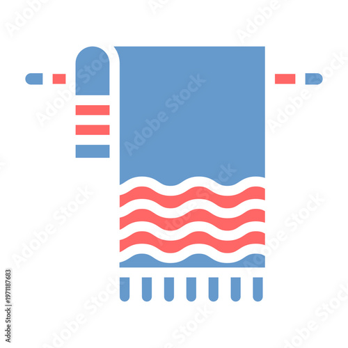 Cold Towel Vector Icon