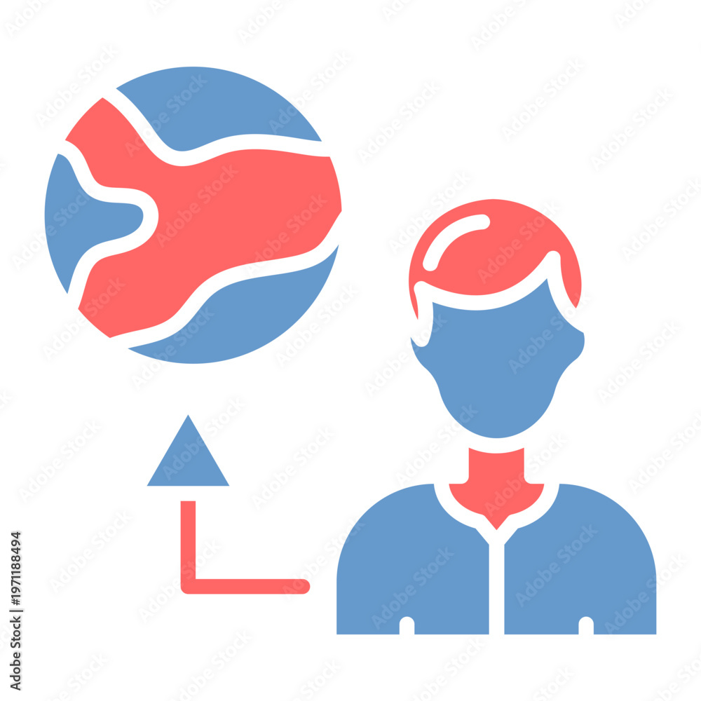 Fototapeta premium Globalization Vector Icon