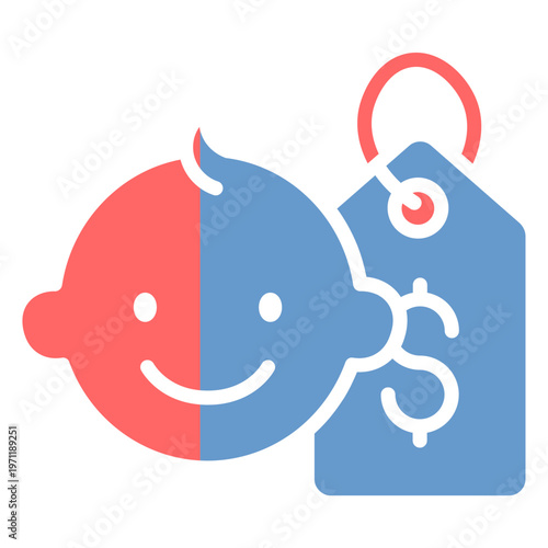Kids Prices Vector Icon