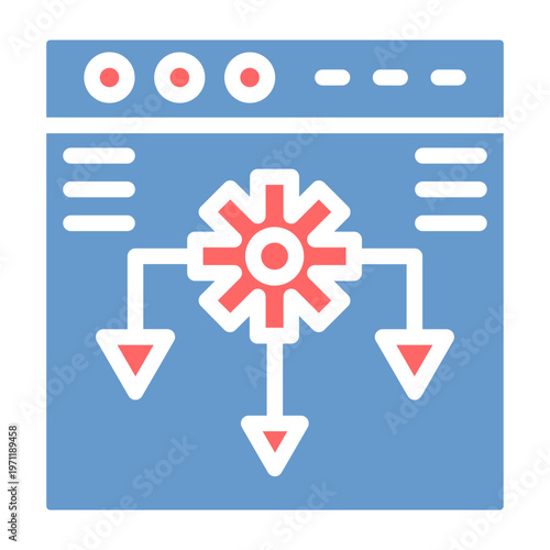 Design Algorithm Vector Icon