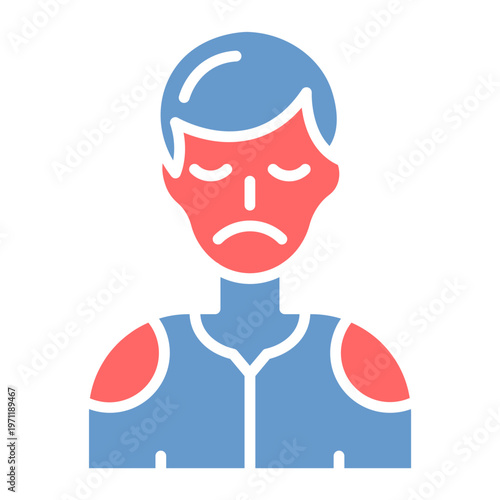 Loneliness Vector Icon