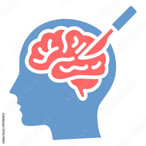 Brain Surgery Vector Icon