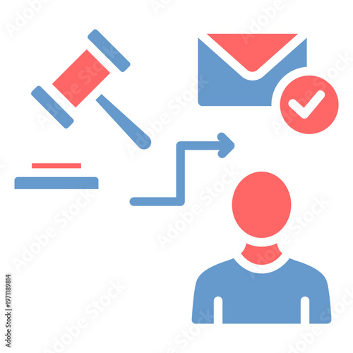 Auction By Proxy Vector Icon