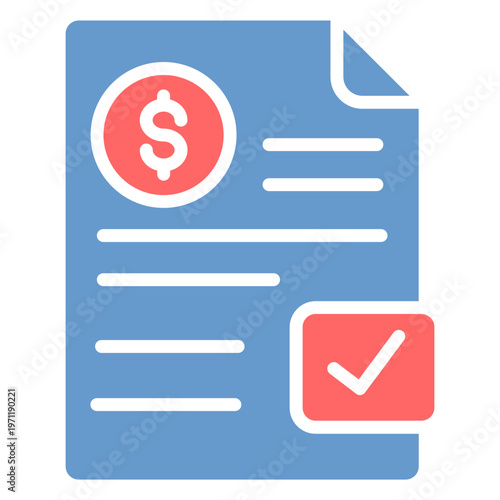 Canvas Print Estimate Vector Icon