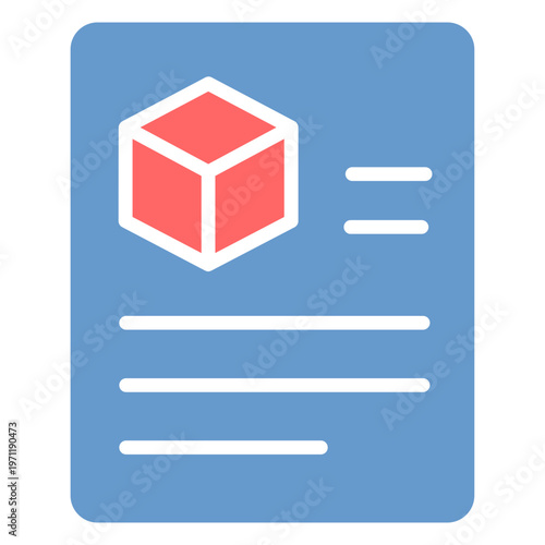 Item Description Vector Icon