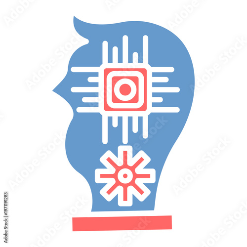 Machine Learning Vector Icon
