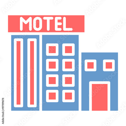 Motel Vector Icon