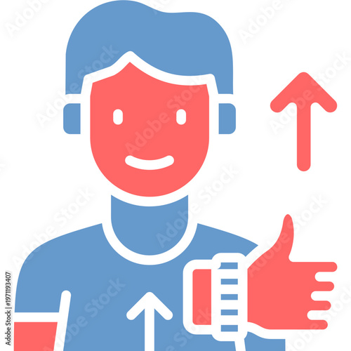 Self Worth Vector Icon