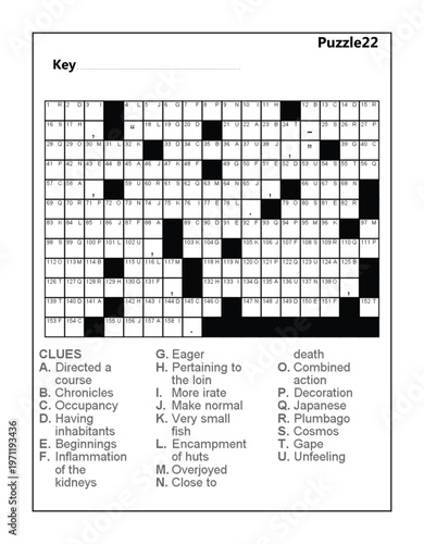 Acrostic Word Puzzle Challenge: Solve Vocabulary Clues and Brain Teasers