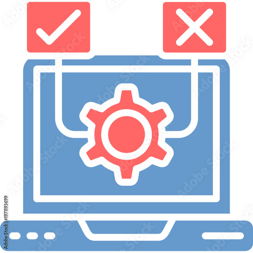 System Testing Vector Icon