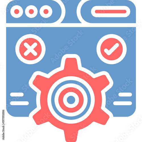 Functional Testing Vector Icon