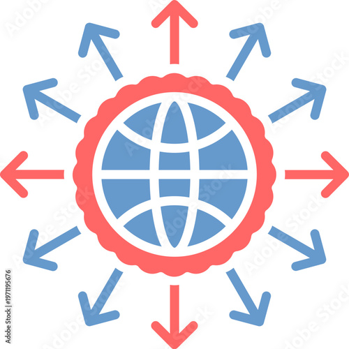 Market Expansion Vector Icon