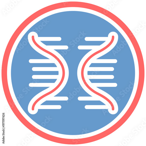 Viral RNA Strand Vector Icon