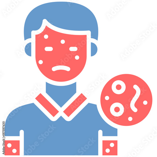 Infected Person Vector Icon