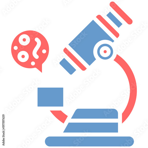Pathogen Microscope Vector Icon