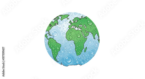 Globe Earth Planet World Map.