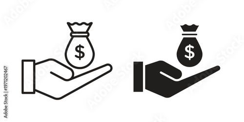 Investment icon concepts pack. icon set vector illustrations eps10