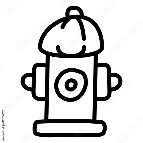 Modern design icon of fire hydrant 
