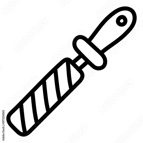 Trendy vector design of chisel