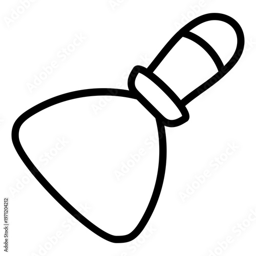 Creative design icon of scraper 