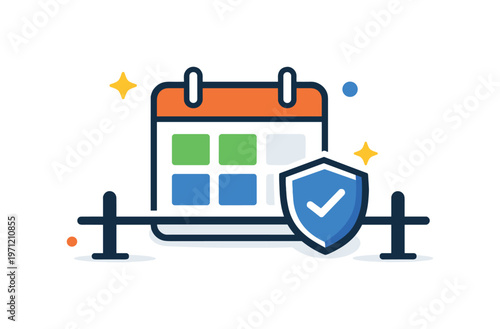 Digital boundary setting and protecting personal time in hybrid work environments with constant connectivity demands, a calendar combined with a