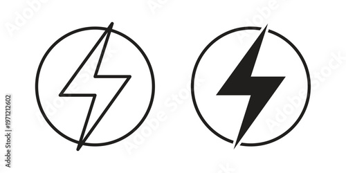 Power icon concepts pack. icon set vector illustrations eps10