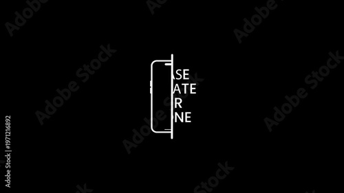 Please Rotate your phone animation video on transparent Background, Please rotate your phone orientation. Please Rotate Your Phone Screen. alpha channel