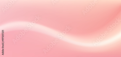 Soft peach wave gradient background with pastel pink and coral tones. Abstract warm texture perfect for beauty designs, posters, and spring aesthetics with gentle peachy hues.