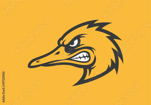 Angry duck head mascot for gaming teams: Gaming logo - Gaming Mascot - esport mascot vector illustration  Logo, Mascot, E-Sport, vector mascot - Mascot Logo