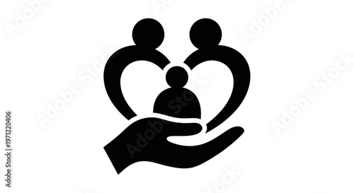 Embracing Care: A Symbolic Image of Hands Cradling Hearts Representing Family and Protection.