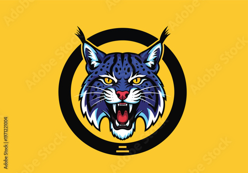 Lynx head esports team logo design: Gaming logo - Gaming Mascot - esport mascot vector illustration  Logo, Mascot, E-Sport, vector mascot - Mascot Logo